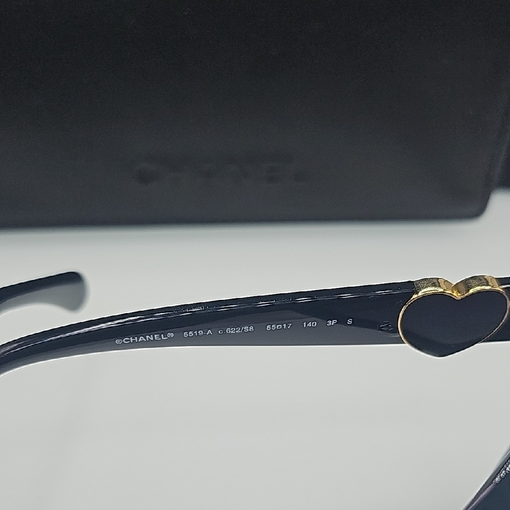 Chanel Black Sunglasses CH5519-A c622/S8 - Picture 12 of 15